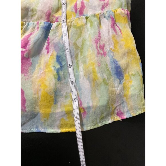 ANTHROPOLOGIE Watercolor Maxi Dress size 2 - Picture 10 of 11